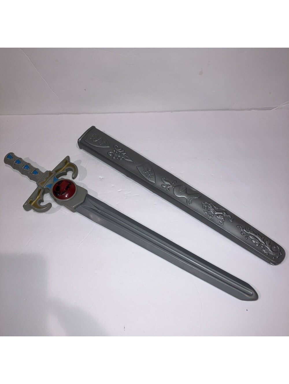 VINTAGE 1984 Thundercats Sword Of Omens W/ Case LJN Toy No Battery Cap “RARE”
